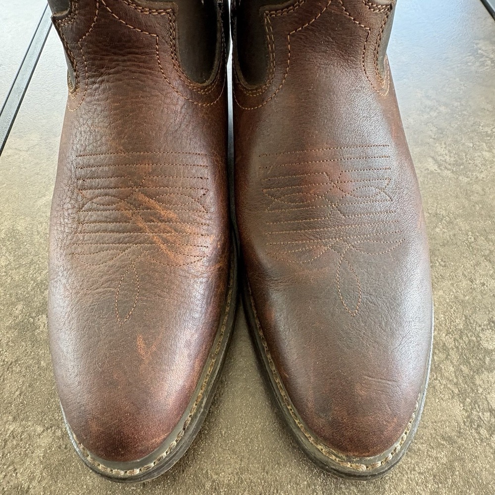 Laredo Men's Leather Western Cowboy‎ Boots Brown 4243 8 D - Picture 9 of 9